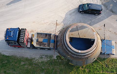 Transport von oben